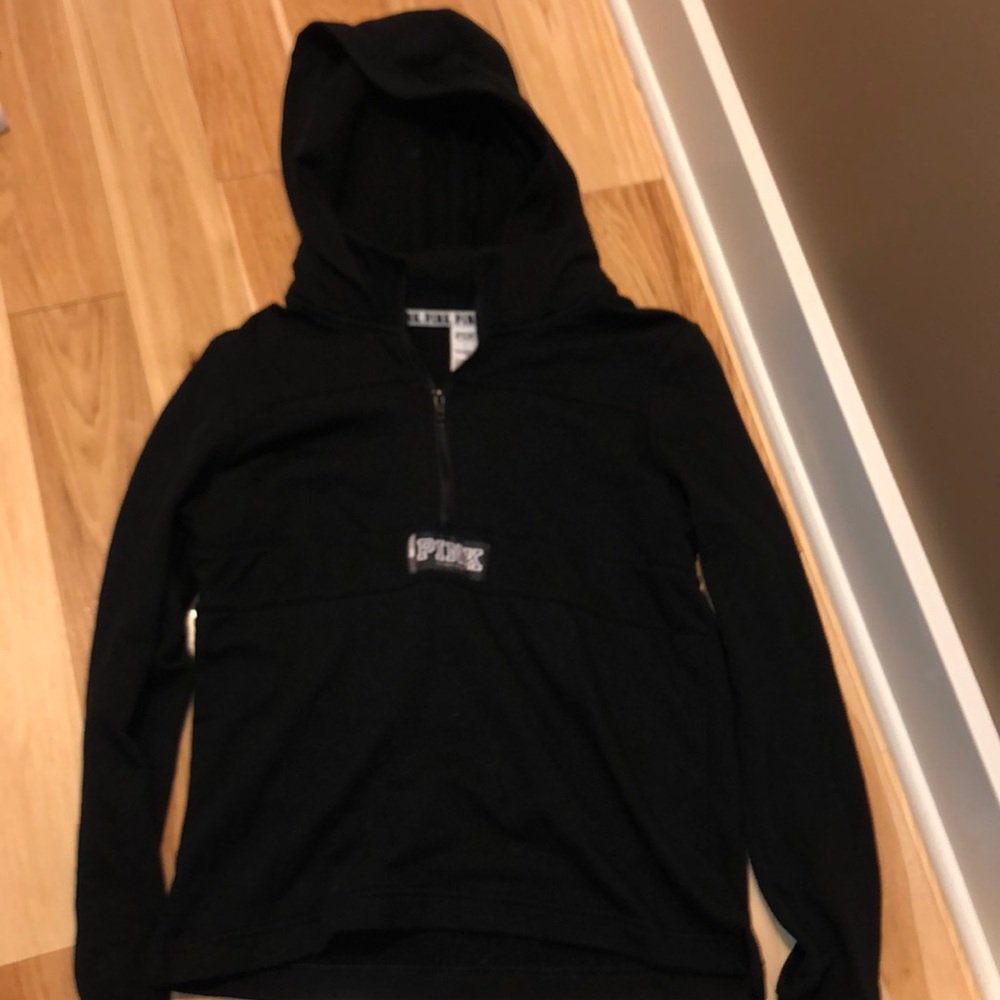 black PINK sweatshirt with hood